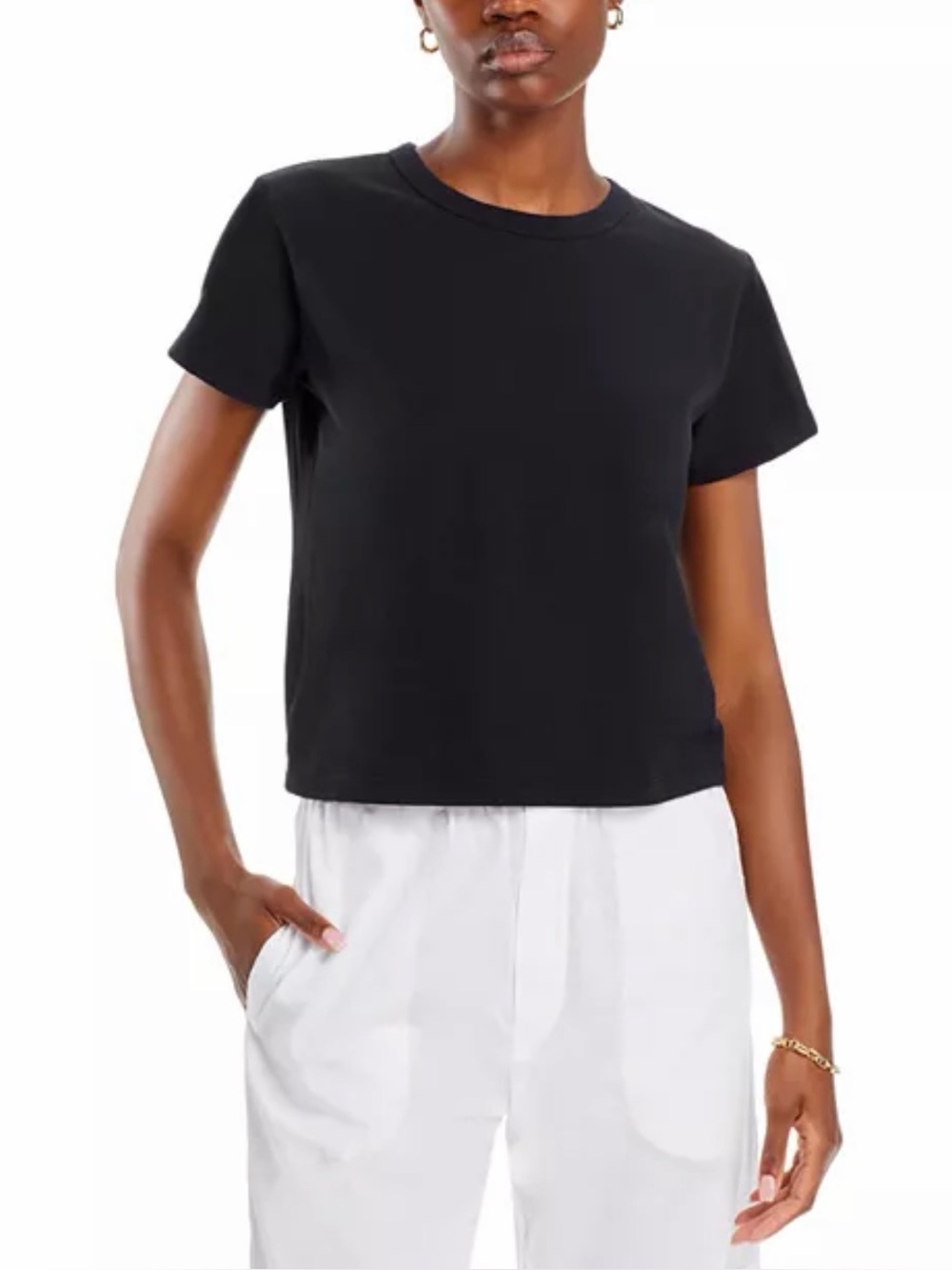 Leset Margo Black Tee sz small